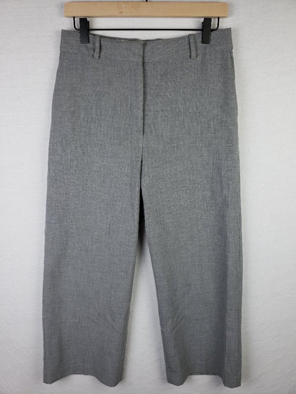 Aritzia Babaton Agency Cropped Pant High-Rise Trousers Heather Gray size 8